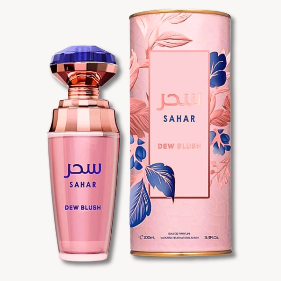 AFAQ® "SAHAR TEAL INTESE/DEW BLUSH" PROFUMO DONNA ARABO 100ML