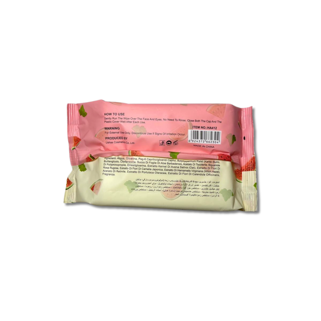 USHAS® SALVIETTE STRUCCANTI WATERMELON 30PZ