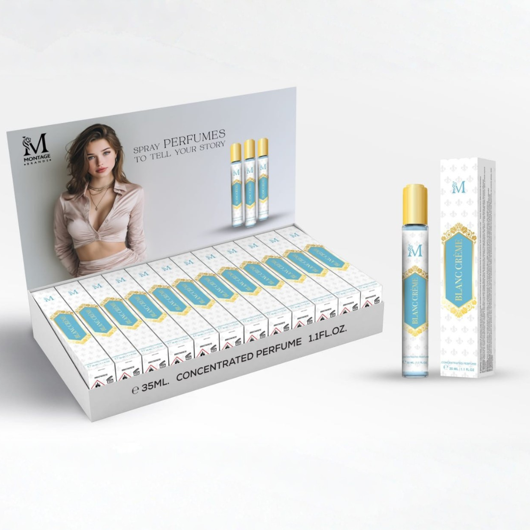 MONTAGE® BIANCO LATTE "BLANC CREME" PROFUMO BORSETTA / BOMBONIERE 35ML