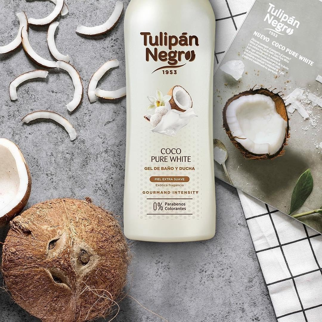 TULIPAN NEGRO® BAGNOSCHIUMA 650ML "COCO PURE WHITE"