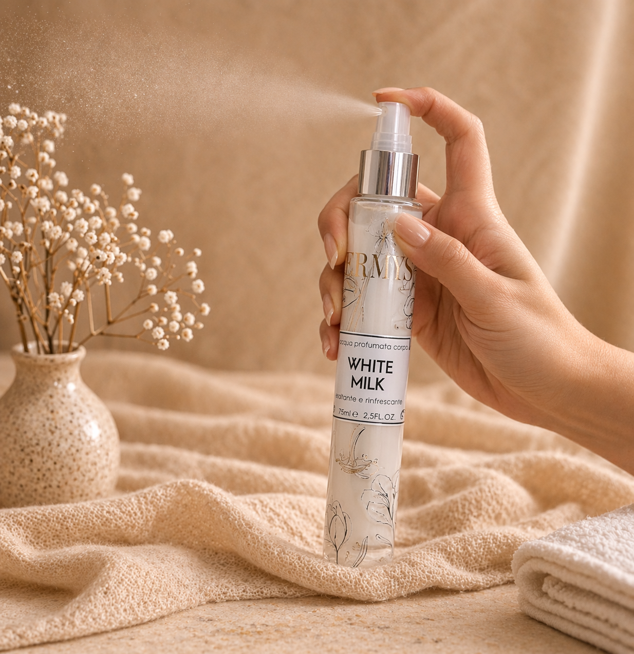 IF® BOX PROFUMATA "BIANCO LATTE" ESPERIENZA COMPLETA CORPO & CASA "