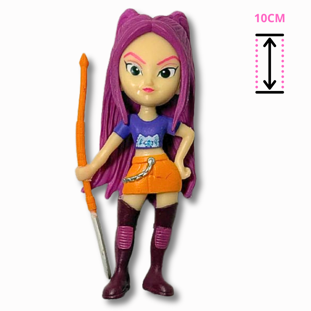 KPOP HUNTERS DUPE - ACTION FIGURES - 6 PERSONAGGI COLLEZIONABILI