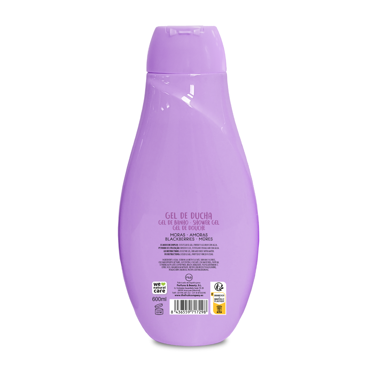 THE FRUIT COMPANY® BAGNOSCHIUMA 600ML "MORAS"