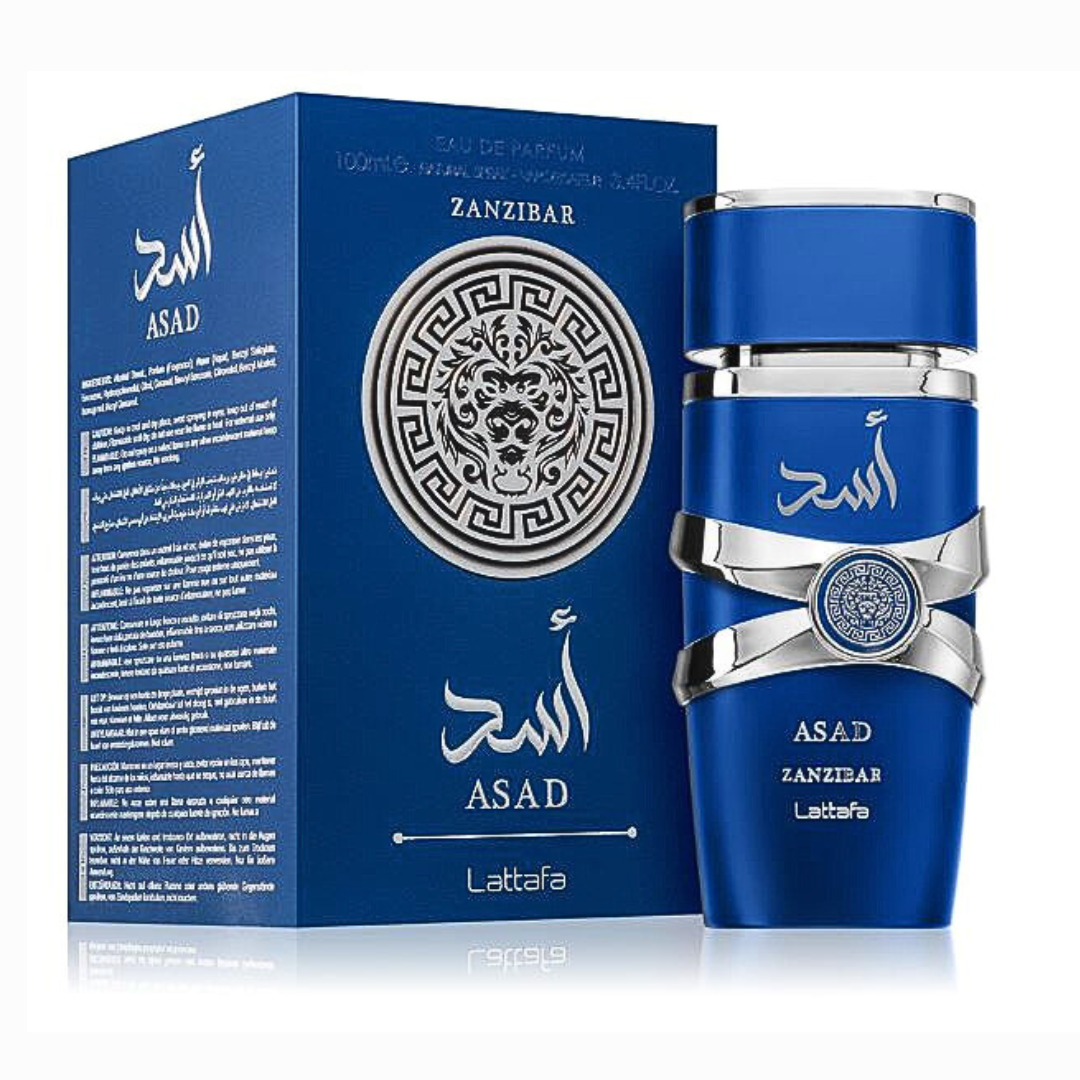 LATTAFA® ORIGINALE "ASAD ZANZIBAR" PROFUMO UOMO ARABO 100ML