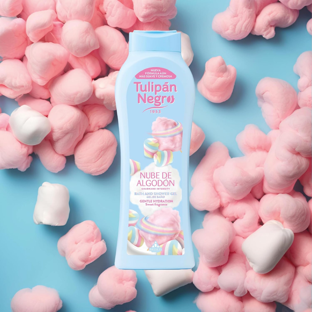 TULIPAN NEGRO® BAGNOSCHIUMA 650ML "NUBE DE ALGODON"