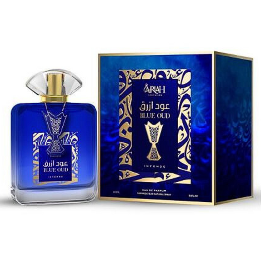 AFAQ® "BLUE OUD INTENSE" PROFUMO UOMO ARABO 100ML