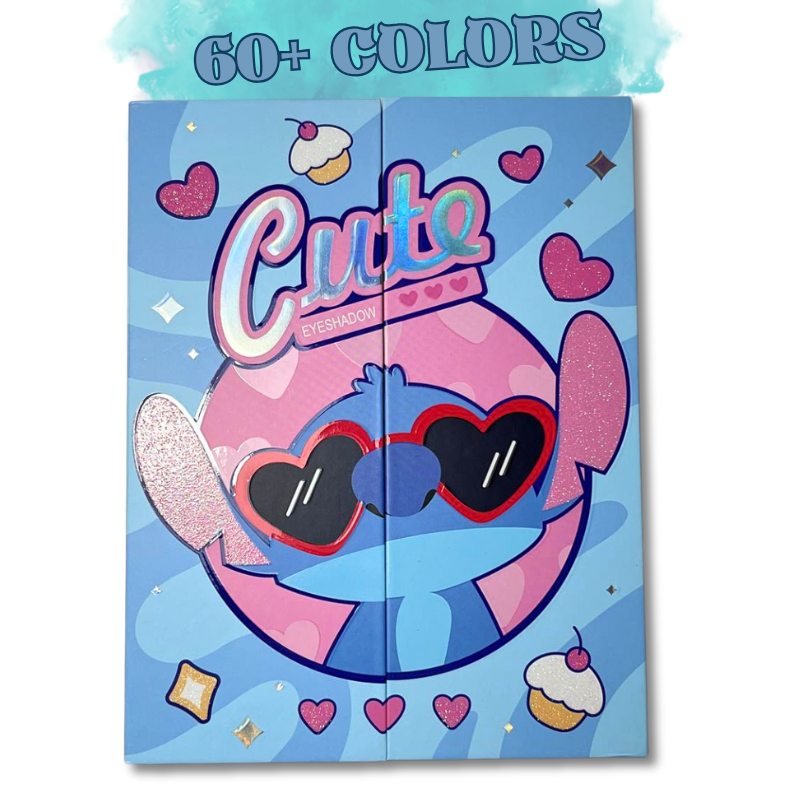 CUTE® PALETTE "STITCH" OMBRETTI 60+ COLORI