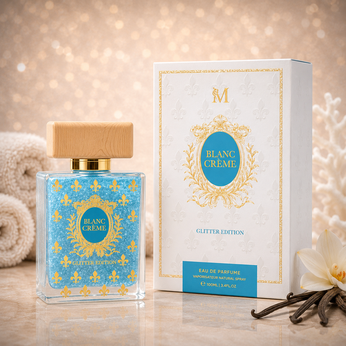 MONTAGE® BIANCO LATTE "BLANC CREME" GLITTER EDITION PROFUMO DONNA 100ML
