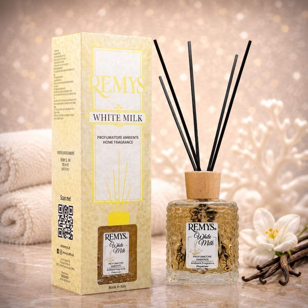 REMYS® PROFUMI MIKADO AMBIENTE CASA 250ML "BIANCO LATTE"