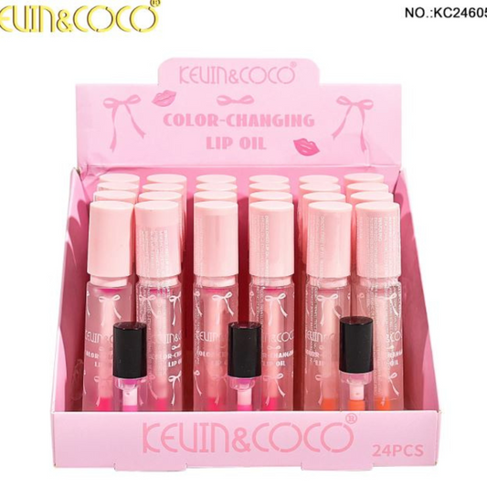 KEVIN&COCO® LIP OIL "COLOR-CHANGING" 6 TONALITA'
