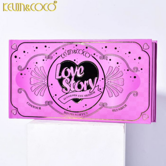 KEVIN&COCO® PALETTE "LOVE STORY" BEAUTY MAKE UP 42 COLORI