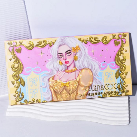 KEVIN&COCO® PALETTE OMBRETTI "GODDESS SENNA GOLD" 32 COLORI