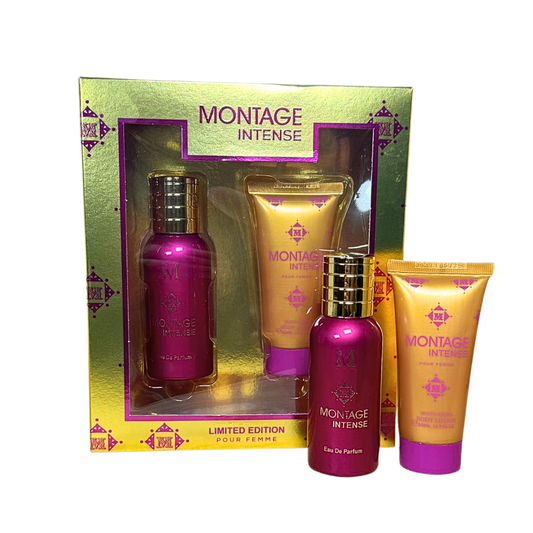 MONTAGE® "MONTAGE INTENSE" PROFUMO DONNA + CREMA CORPO 100ML