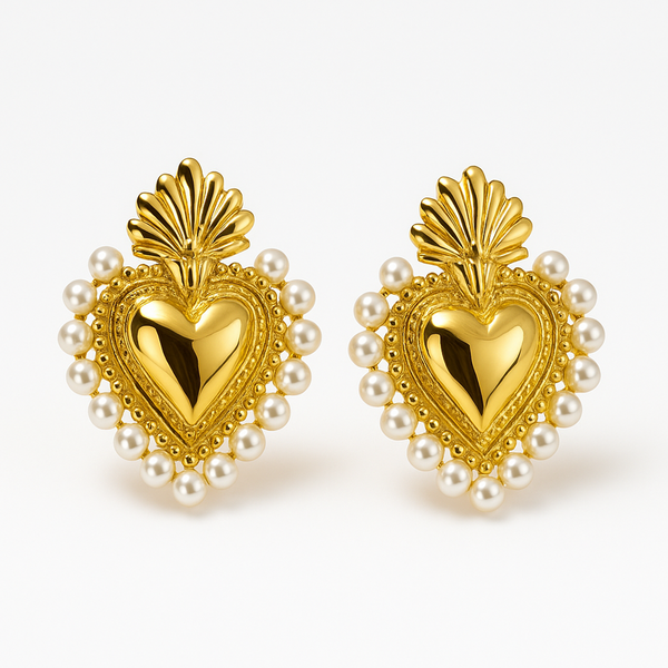 ORECCHINI SACRO CUORE