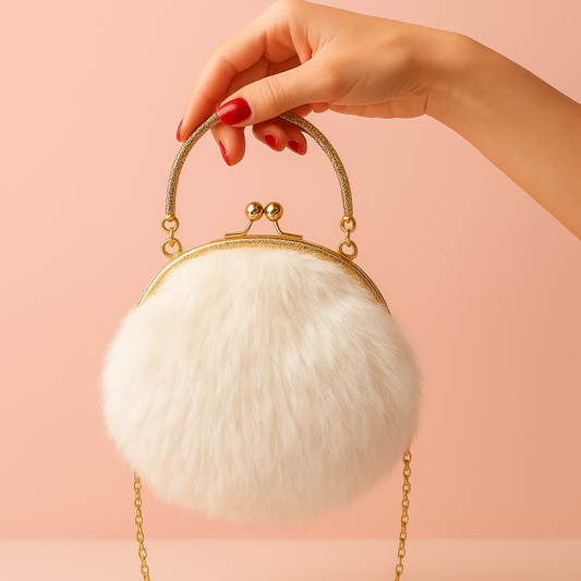 POCHETTE ELEGANTE "PELOSETTA" BORSA A TRACOLLA "8 COLORAZIONI"