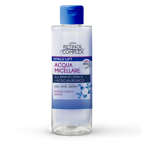 RETINOL COMPLEX® ACQUA MICELLARE BAVA DI LUMACA E ACIDO JALURONICO 400ML