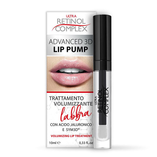 RETINOL COMPLEX® ADVANCED 3D LIP PUMP VOLUMIZZANTE LABBRA ACIDO JALURONICO E SYM3D 10ML