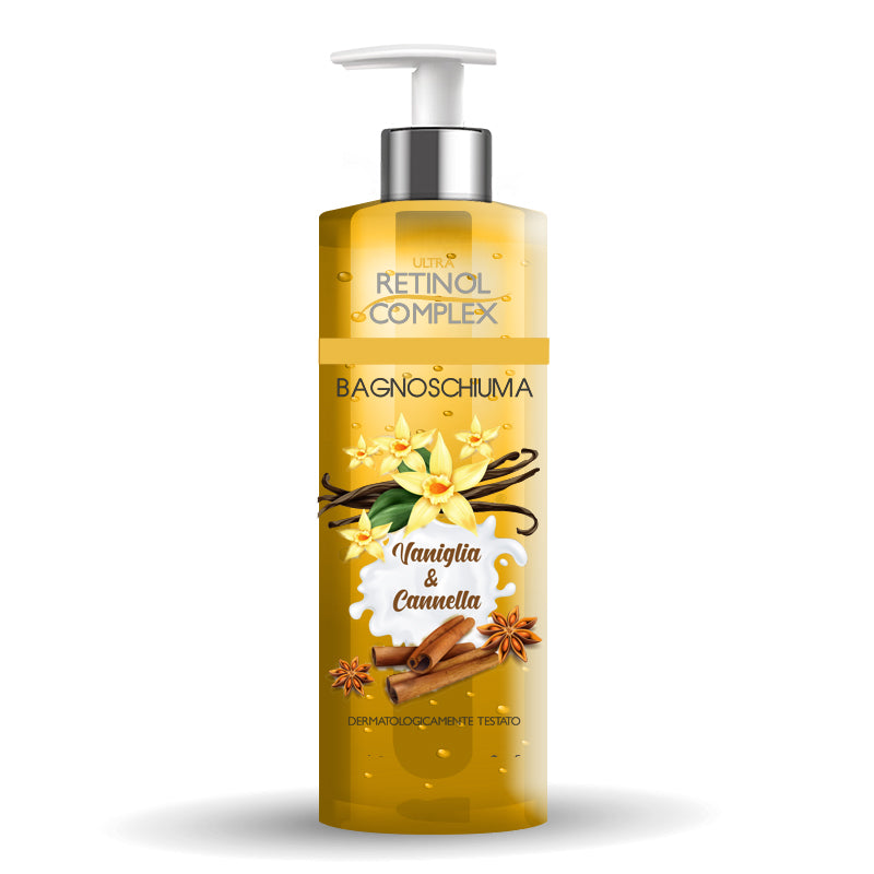 RETINOL COMPLEX® BAGNOSCHIUMA 500ML "VANIGLIA & CANNELLA"