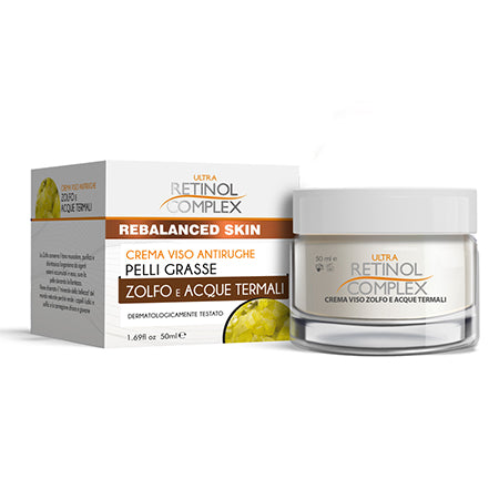 RETINOL COMPLEX® CREMA VISO ANTIRUGHE "ZOLFO E ACQUE TERMALI" 50ML