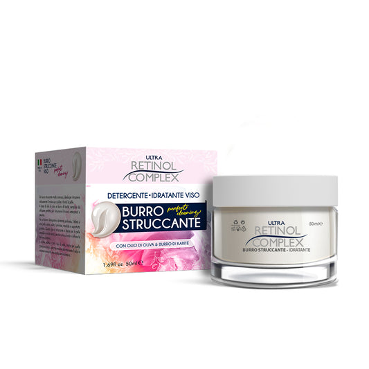 RETINOL COMPLEX® DETERGENTE+IDRATANTE VISO "BURRO STRUCCANTE" 50ML