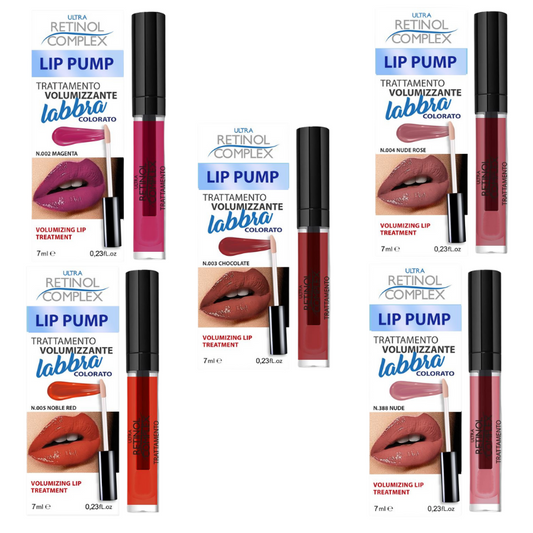RETINOL COMPLEX® LIP PUMP VOLUMIZZANTE LABBRA COLORATO 7ML 5 TONALITA'