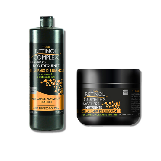 RETINOL COMPLEX® SHAMPOO E MASCHERA "BAVA DI LUMACA"