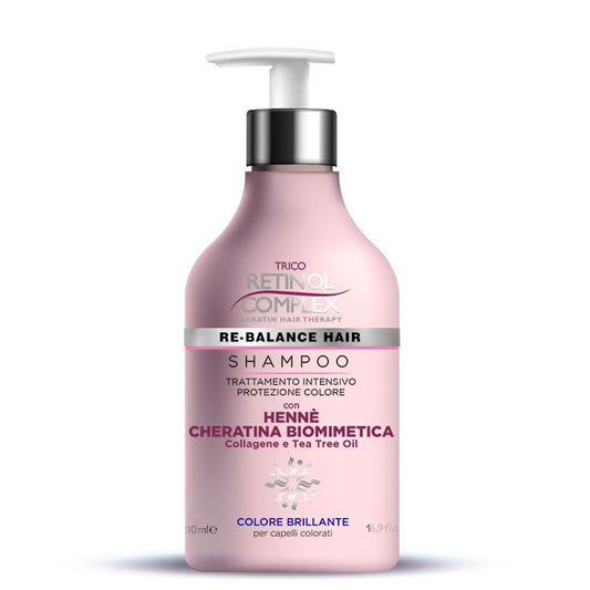 RETINOL COMPLEX® SHAMPOO PROTEZIONE COLORE CON HENNE' E CHERATINA 500ML