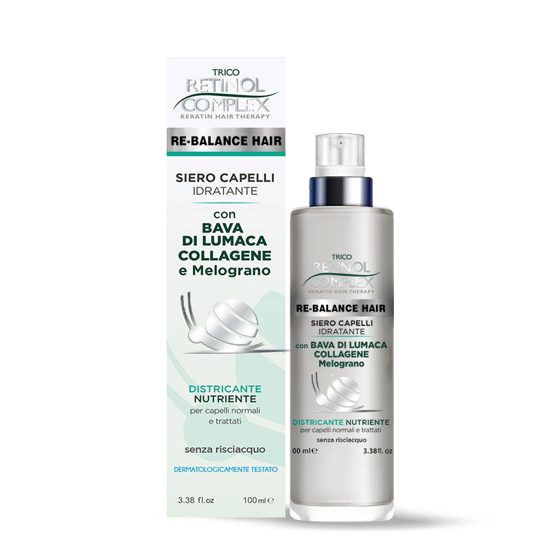 RETINOL COMPLEX® SIERO CAPELLI "BAVA DI LUMACA COLLAGENE E MELOGRANO" 100ML