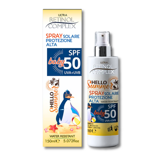 RETINOL COMPLEX® SPRAY SOLARE SPF50 BABY "HELLO SUMMER" 150ML