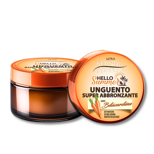 RETINOL COMPLEX® UNGUENTO SUPER ABBRONZANTE CON BETACAROTENE "HELLO SUMMER" 150ML