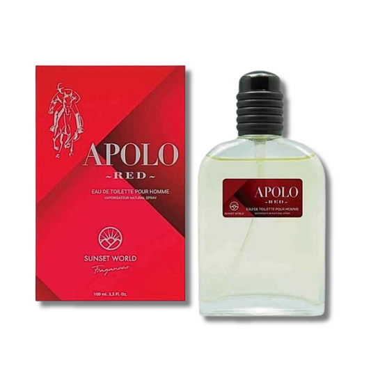 SUNSET WORLD® "APOLO RED" PROFUMO UOMO 100ML