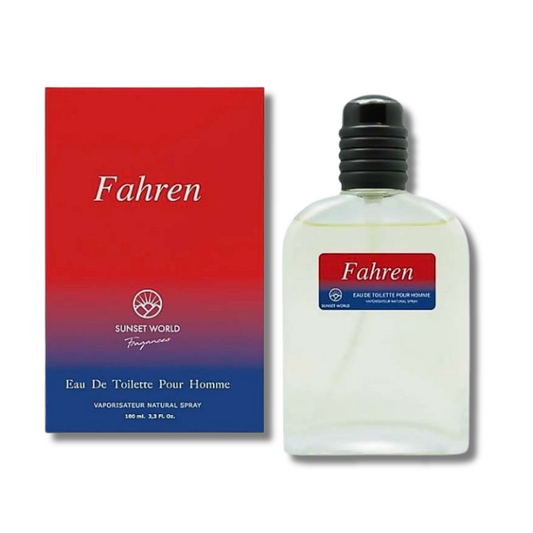 SUNSET WORLD® "FAHREN" PROFUMO UOMO 100ML