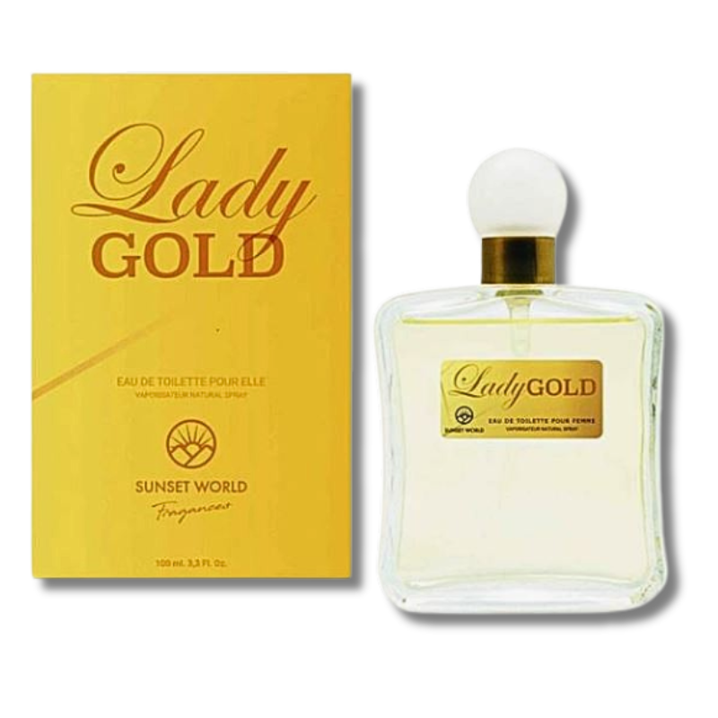 SUNSET WORLD® "LADY GOLD" PROFUMO DONNA 100ML