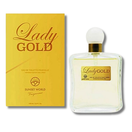 SUNSET WORLD® "LADY GOLD" PROFUMO DONNA 100ML
