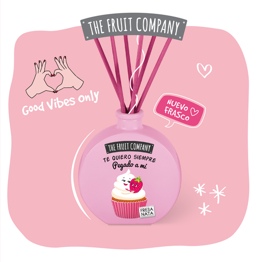 THE FRUIT COMPANY® DEODORANTE MIKADO CASA "FRESA & NATA"