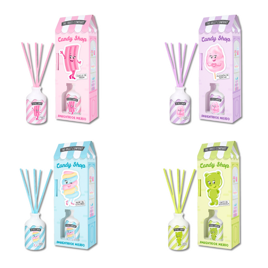 THE FRUIT COMPANY® PROFUMI MIKADO AMBIENTE CASA 40ML 4 FRAGRANZE