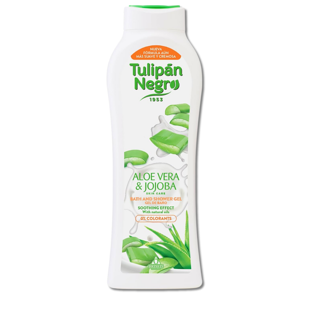 TULIPAN NEGRO® BAGNOSCHIUMA 650ML "ALOE VERA & JOJOBA"