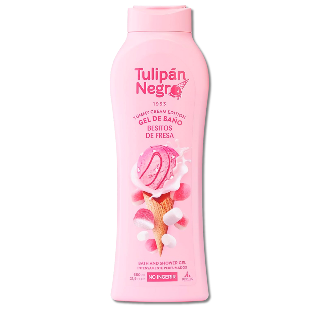 TULIPAN NEGRO® BAGNOSCHIUMA 650ML "BESITOS DE FRESA"