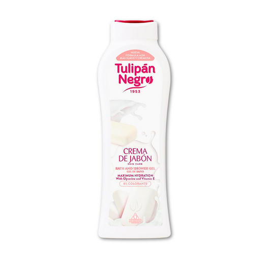 TULIPAN NEGRO® BAGNOSCHIUMA 650ML "CREMA DE JABÓN"