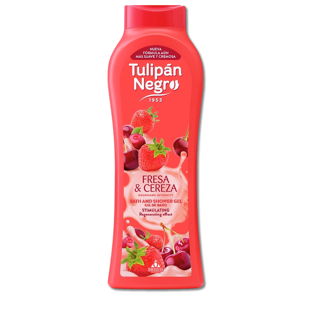 TULIPAN NEGRO® BAGNOSCHIUMA 650ML "FRESA & CEREZA"