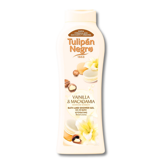 TULIPAN NEGRO® BAGNOSCHIUMA 650ML "VAINILLA & MACADAMIA"