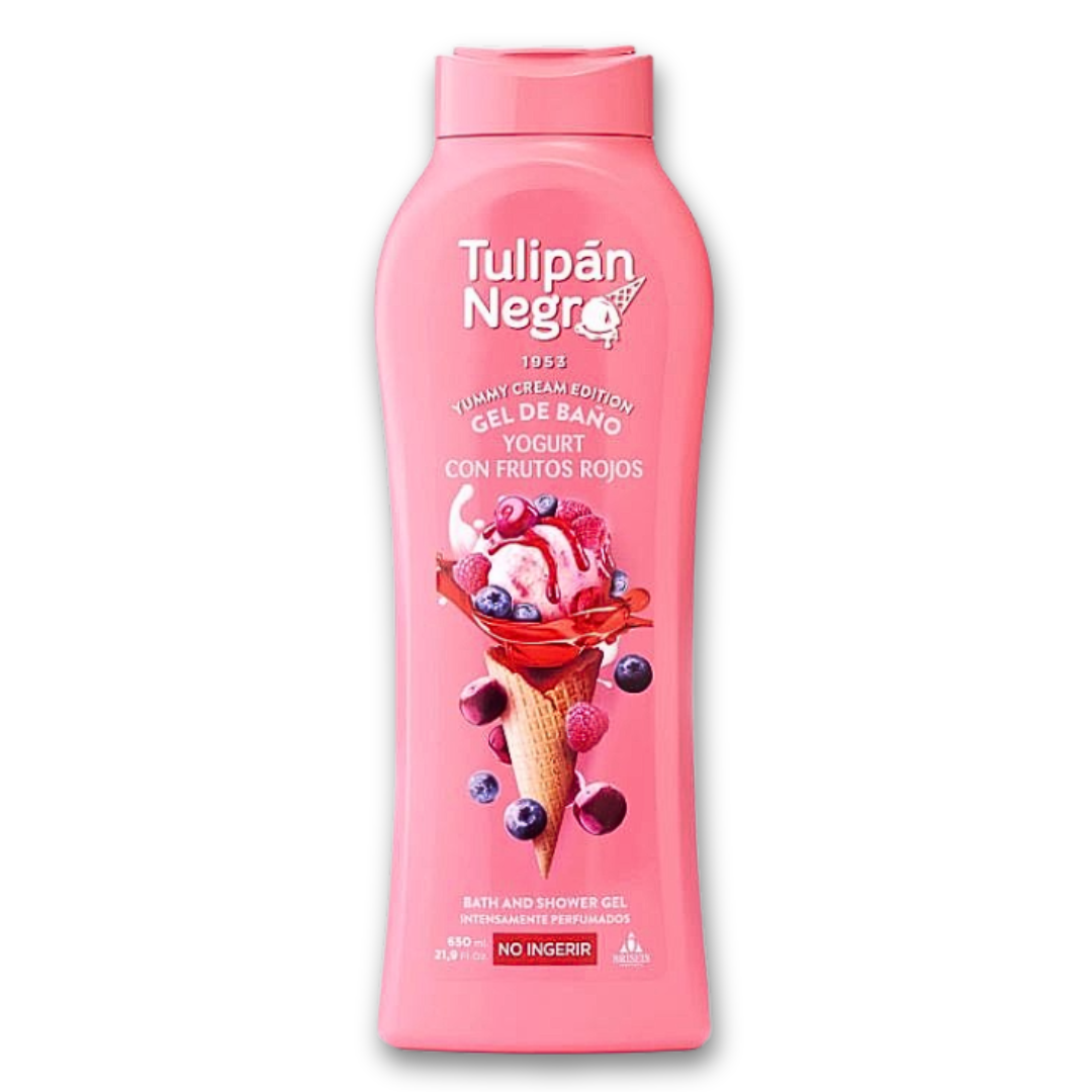 TULIPAN NEGRO® BAGNOSCHIUMA 650ML "YOGURT CON FRUTOS ROJOS"