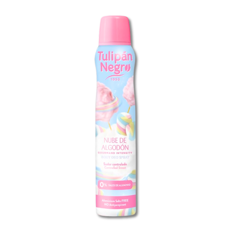 TULIPAN NEGRO® DEODORANTE SPRAY 200ML "NUBE DE ALGODON"