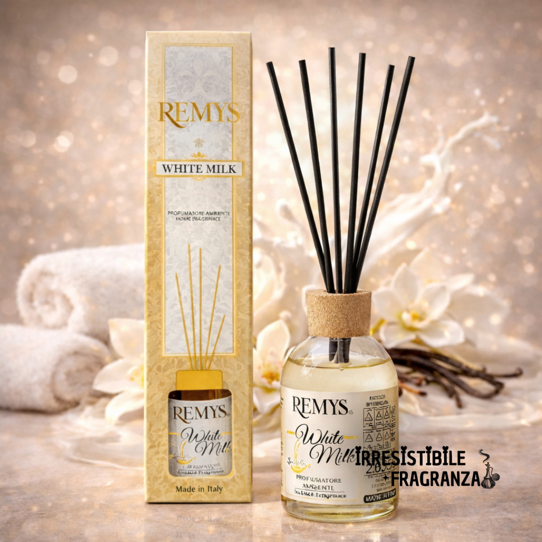 REMYS® PROFUMI MIKADO AMBIENTE CASA 100ML "BIANCO LATTE"